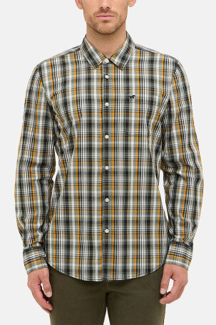 MUŠKARCI - Košulje - Mustang Chester košulja - Dugi rukavi - Zelena