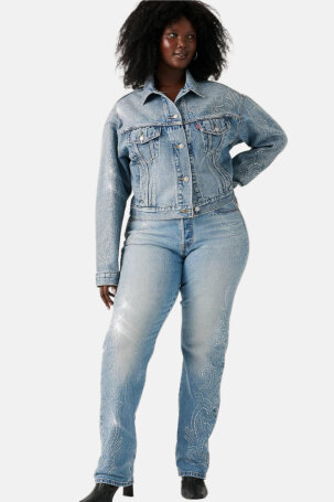 ŽENE - Traperice - Levi's 501 Curve traperice - Plava - Fashion straight