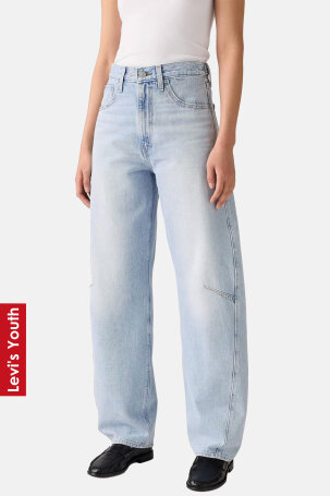 ŽENE - Traperice - Levi's Cinch Barrel traperice - Plava - Straight