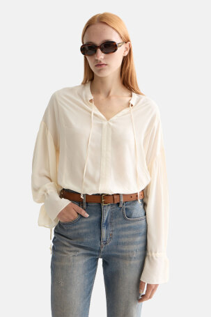 ŽENE - Košulje i bluze - Scotch & Soda bluza - Dugi rukav - Bež