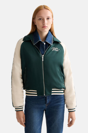 ŽENE - Jakne i kaputi - Scotch & Soda dvostrana bomber jakna - Jakne - Zelena