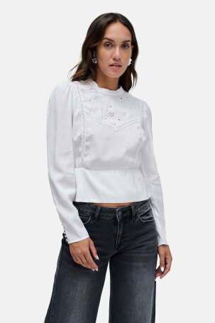 ŽENE - Košulje i bluze - Salsa bluza - Dugi rukav - Bijela