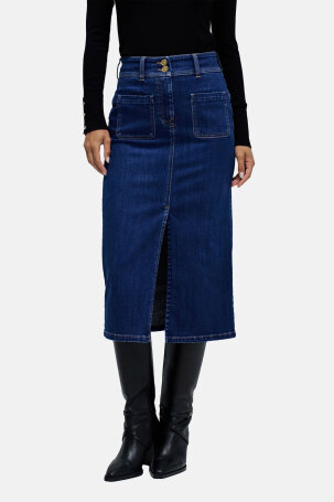 ŽENE - Suknje - Salsa Secret traper suknja - Midi - Plava