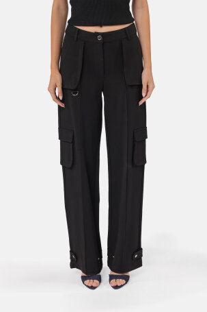 ŽENE - Hlače - AD twenty Cargo hlače - Duge hlače - Crna