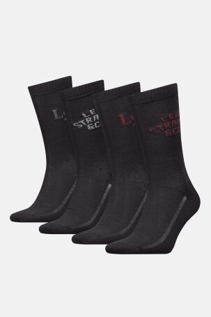 MUŠKARCI - Donje rublje - Levi's čarape četveropak - Čarape - Crna