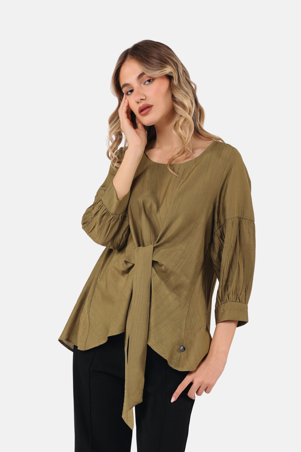 ŽENE - Košulje i bluze - AD twenty bluza - Dugi rukav - Zelena