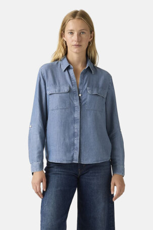 ŽENE - Košulje i bluze - Levi's Elaine traper košulja - Dugi rukav - Plava