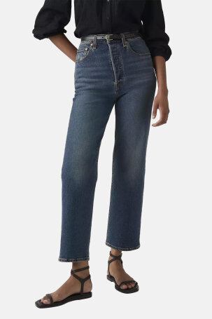 ŽENE - Traperice - Levi's Ribcage traperice - Plava - Straight