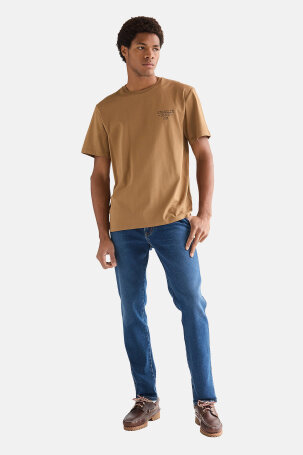 MUŠKARCI - Majice - Wrangler majica - Kratki rukavi - Smeđa