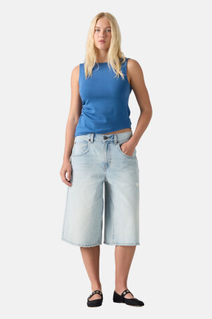 ŽENE - Kratke hlače - Levi's Super baggy bermude - Plava