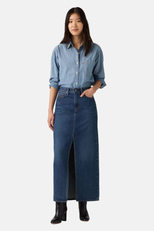 ŽENE - Suknje - Levi's suknja - Maxi - Plava