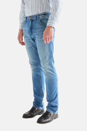 MUŠKARCI - Traperice - Wrangler Greensboro traperice - Plava - Straight