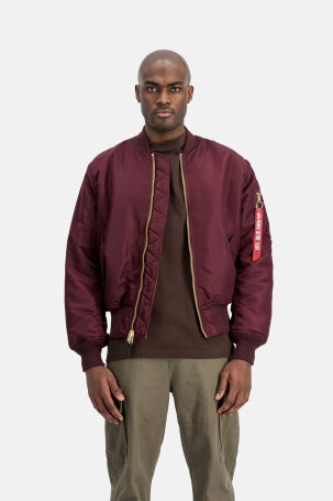 MUŠKARCI - Jakne i kaputi - Alpha Industries MA-1 Heritage jakna - Jakne - Crvena