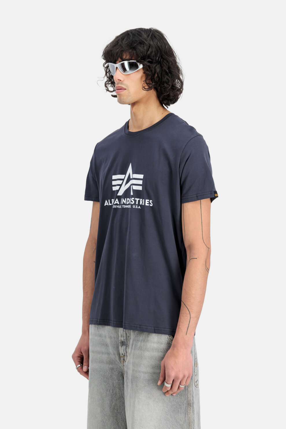 MUŠKARCI - Majice - Alpha Industries majica - Kratki rukavi - Plava