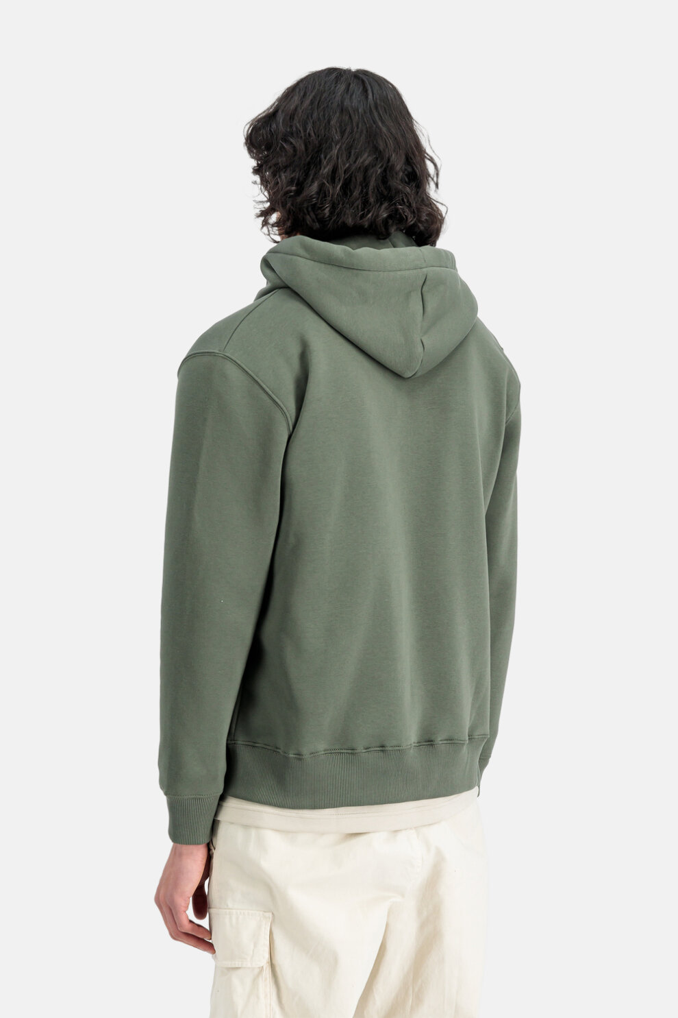MUŠKARCI - Majice - Alpha Industries Zip Hoodie SL majica - Dugi rukavi - Zelena