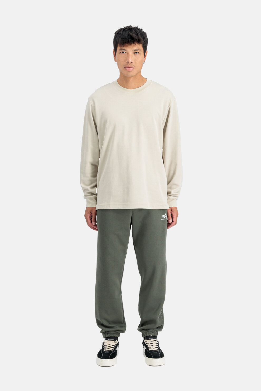 MUŠKARCI - Hlače - Alpha Industries Basic Jogger hlače - Duge hlače - Zelena