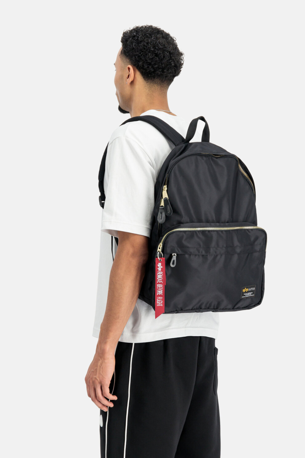 MUŠKARCI - Torbe - Alpha Industries Crew ruksak - Crna