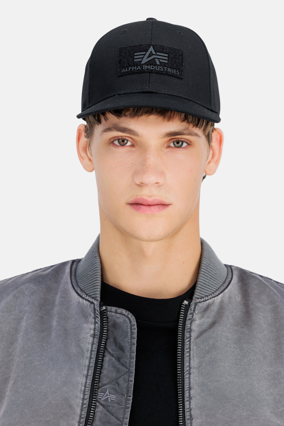 MUŠKARCI - Kape - Alpha Industries šilterica - Crna