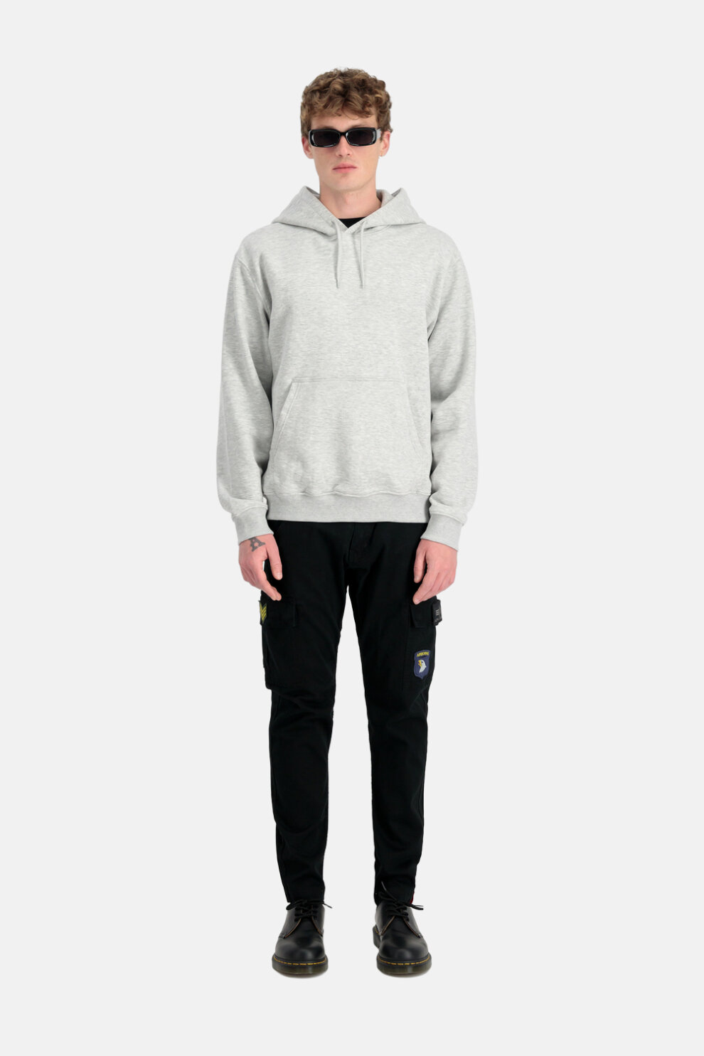 MUŠKARCI - Hlače - Alpha Industries cargo hlače - Duge hlače - Crna