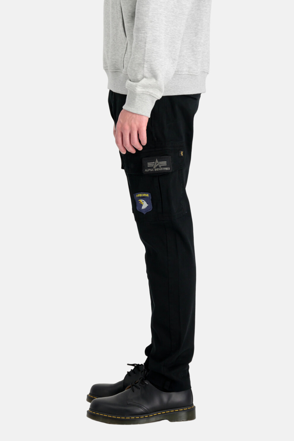 MUŠKARCI - Hlače - Alpha Industries cargo hlače - Duge hlače - Crna