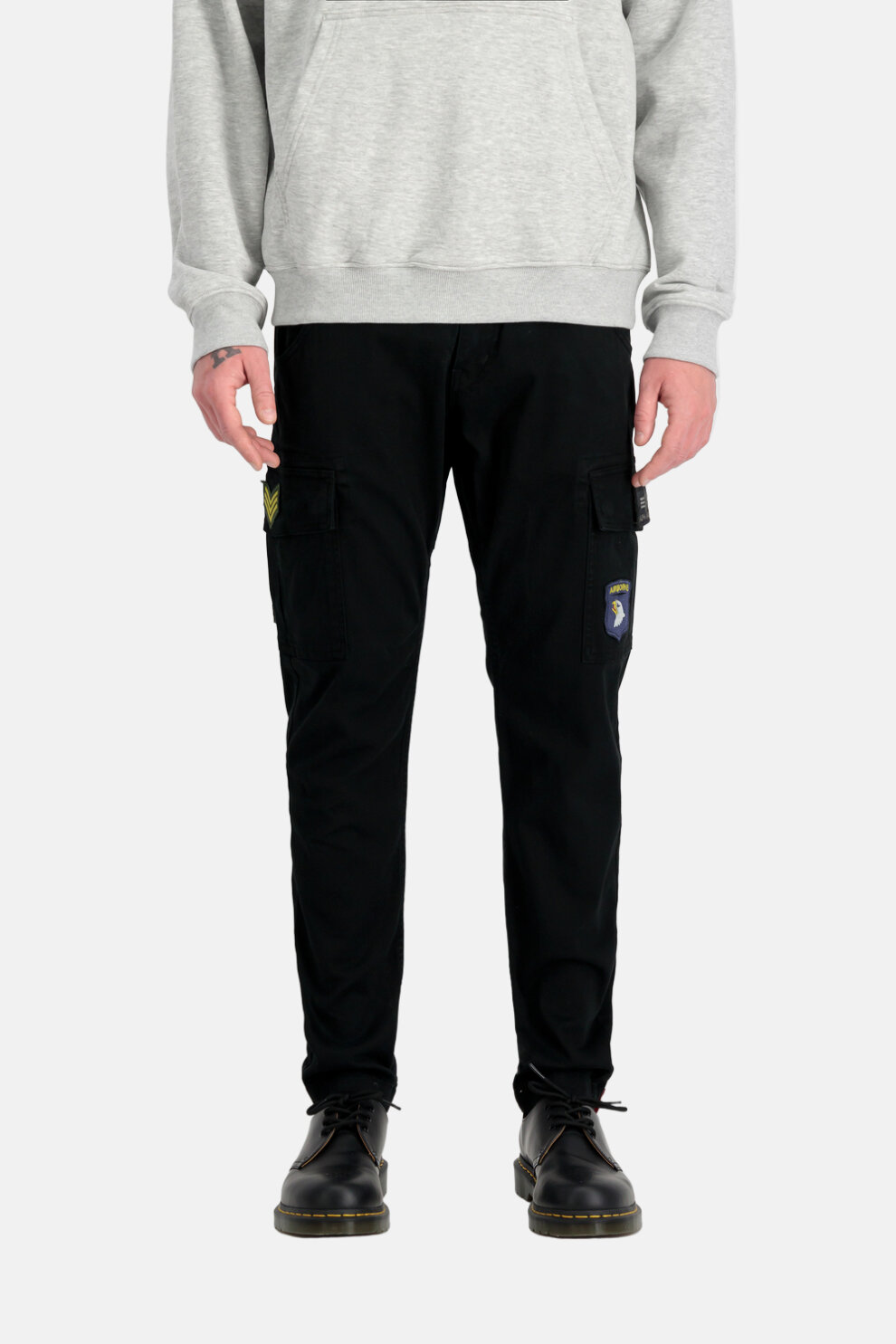 MUŠKARCI - Hlače - Alpha Industries cargo hlače - Duge hlače - Crna