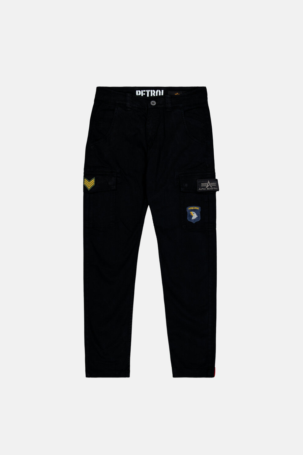 MUŠKARCI - Hlače - Alpha Industries cargo hlače - Duge hlače - Crna