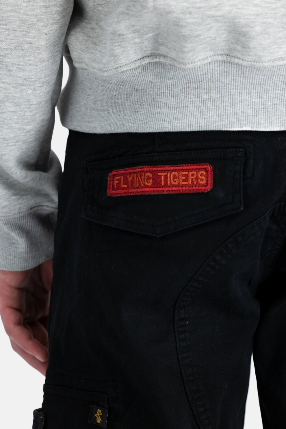 MUŠKARCI - Hlače - Alpha Industries cargo hlače - Duge hlače - Crna