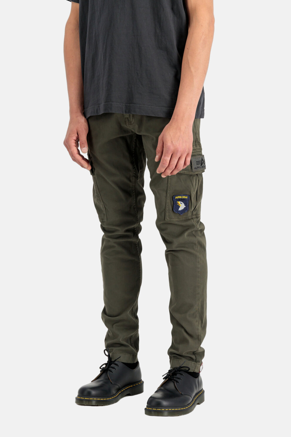 MUŠKARCI - Hlače - Alpha Industries cargo hlače - Duge hlače - Zelena