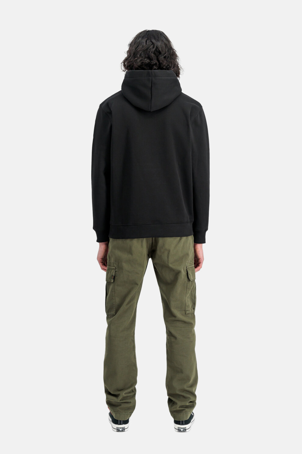 MUŠKARCI - Majice - Alpha Industries Basic majica - Dugi rukavi - Crna