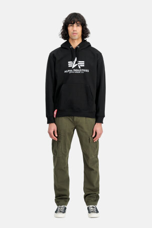MUŠKARCI - Majice - Alpha Industries Basic majica - Dugi rukavi - Crna