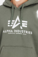 MUŠKARCI - Majice - Alpha Industries Basic majica - Dugi rukavi - Zelena