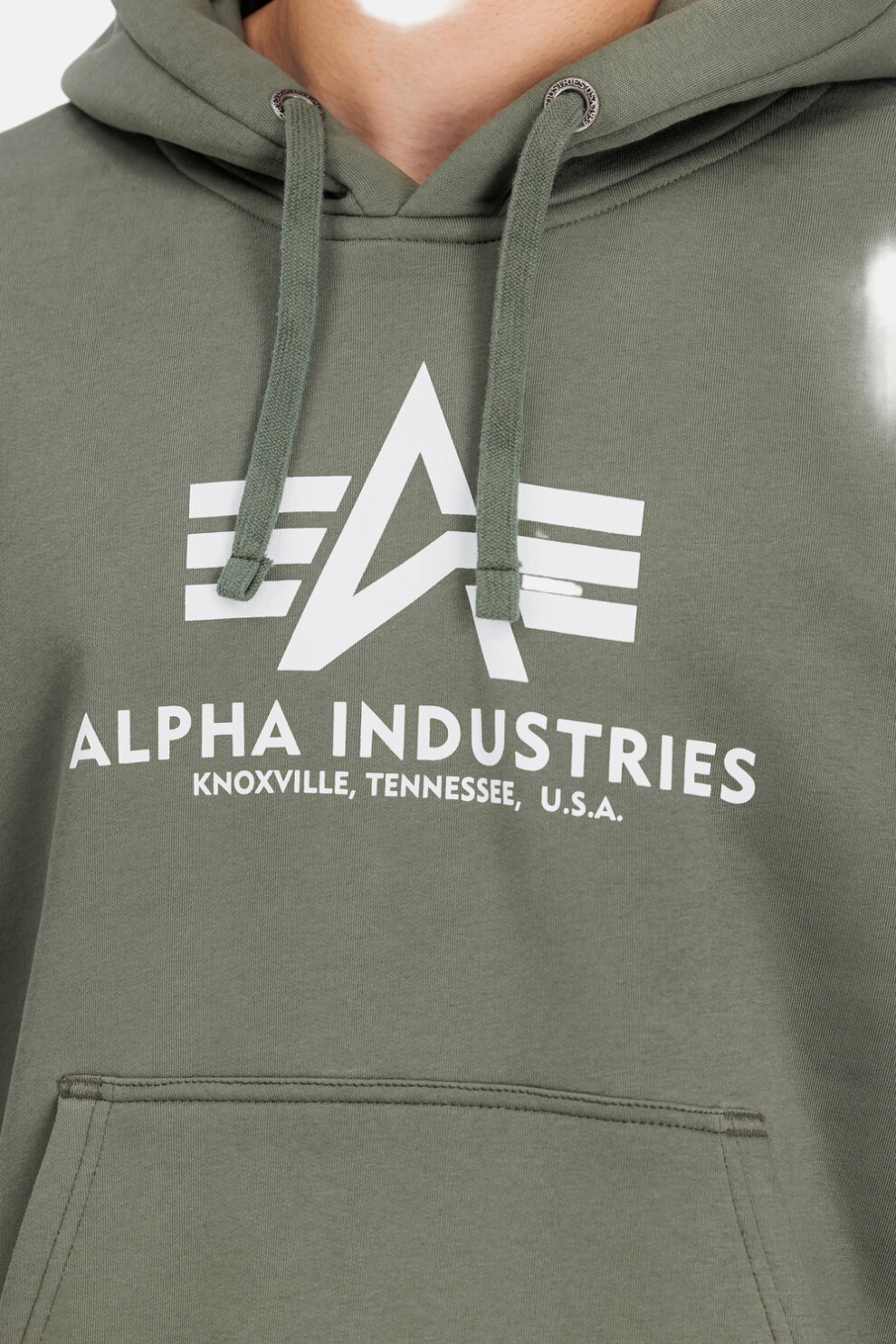 MUŠKARCI - Majice - Alpha Industries Basic majica - Dugi rukavi - Zelena