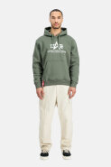 MUŠKARCI - Majice - Alpha Industries Basic majica - Dugi rukavi - Zelena