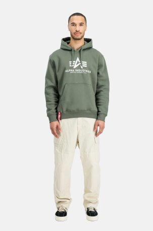 MUŠKARCI - Majice - Alpha Industries Basic majica - Dugi rukavi - Zelena
