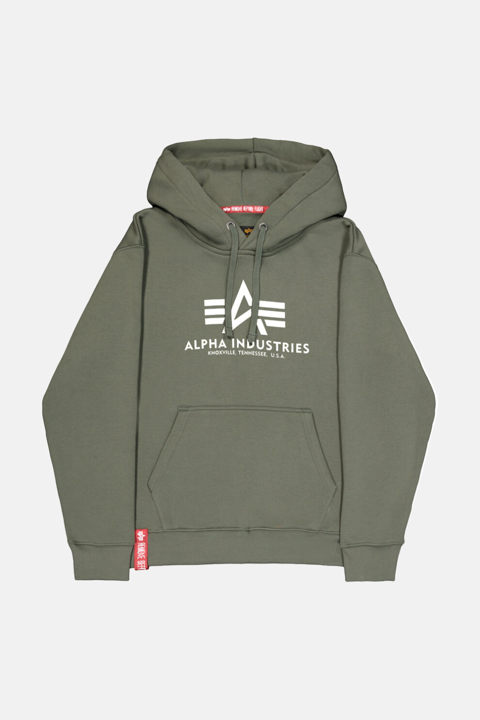 MUŠKARCI - Majice - Alpha Industries Basic majica - Dugi rukavi - Zelena