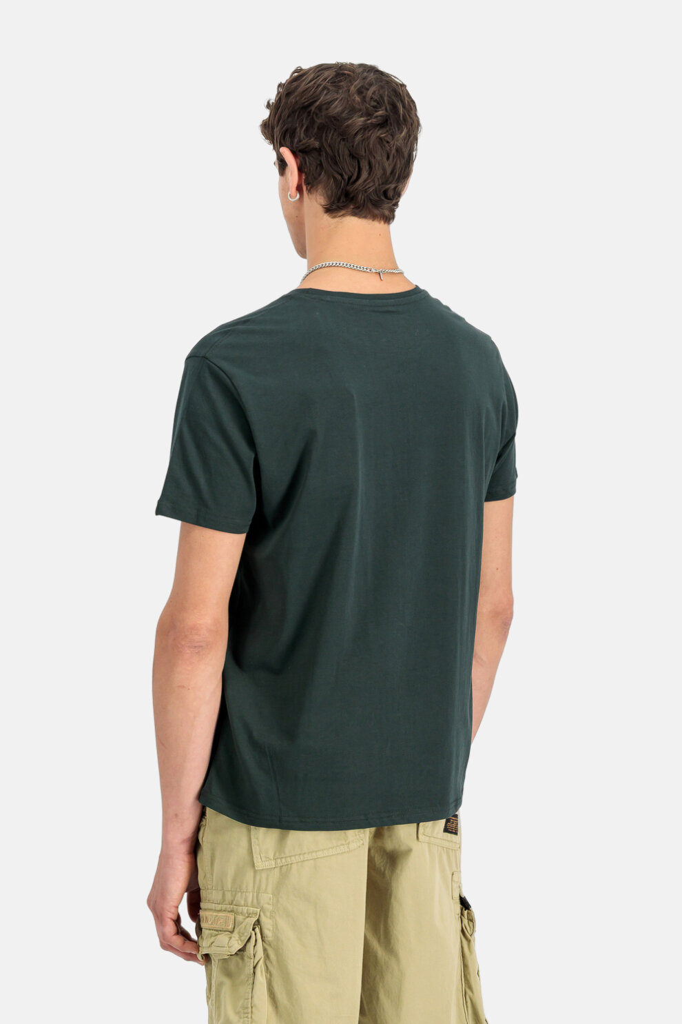 MUŠKARCI - Majice - Alpha Industries majica - Kratki rukavi - Zelena