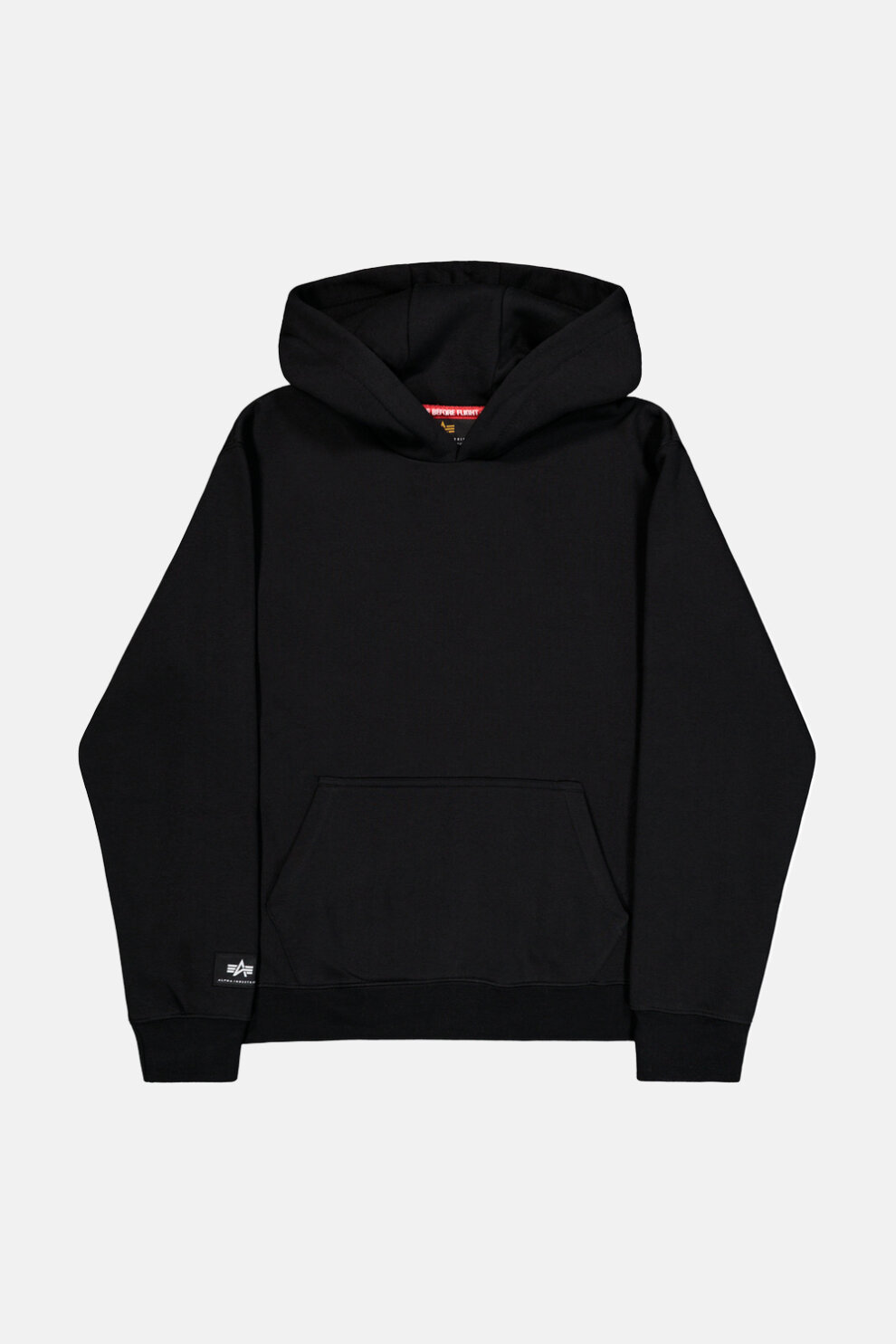 MUŠKARCI - Majice - Alpha Industries majica - Dugi rukavi - Crna