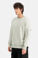 MUŠKARCI - Majice - Alpha Industries majica - Dugi rukavi - Bijela