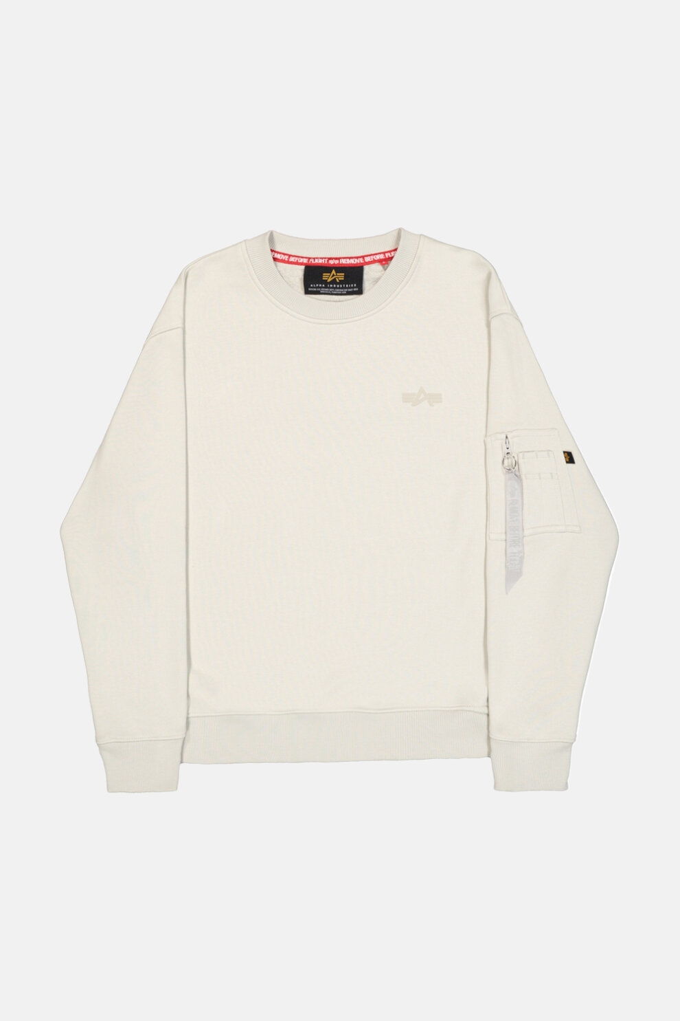 MUŠKARCI - Majice - Alpha Industries majica - Dugi rukavi - Bijela