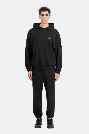 MUŠKARCI - Majice - Alpha Industries majica - Dugi rukavi - Crna
