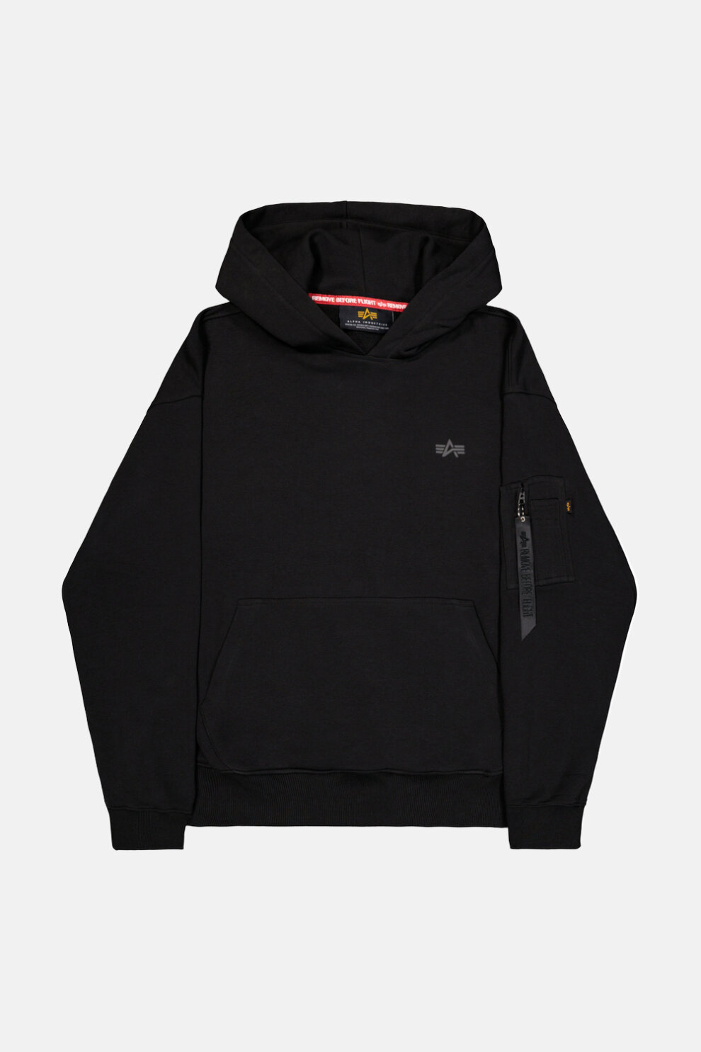 MUŠKARCI - Majice - Alpha Industries majica - Dugi rukavi - Crna