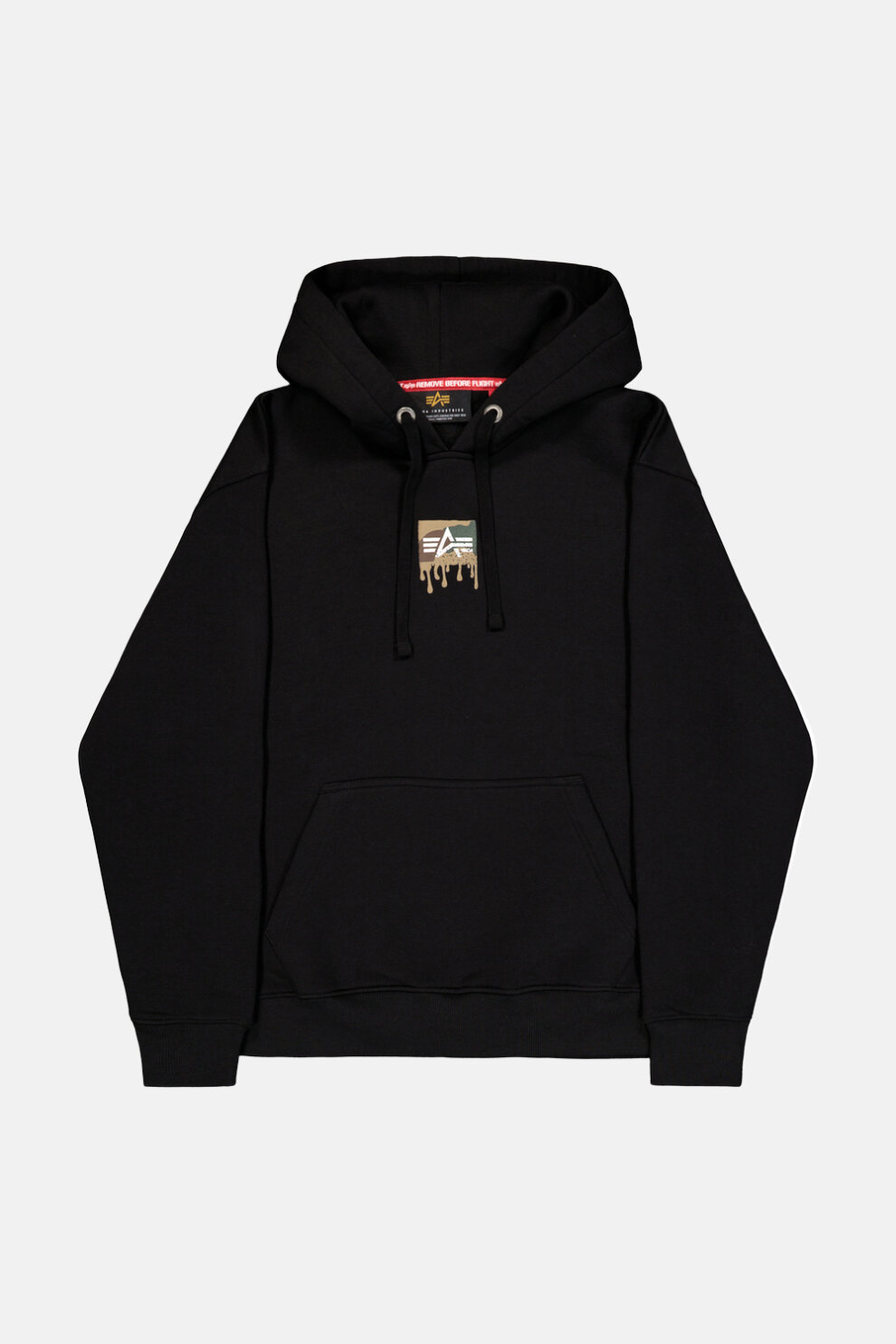 MUŠKARCI - Majice - Alpha Industries majica - Dugi rukavi - Crna