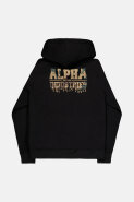 MUŠKARCI - Majice - Alpha Industries majica - Dugi rukavi - Crna