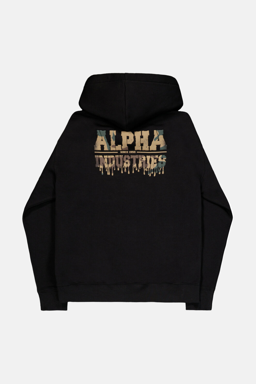 MUŠKARCI - Majice - Alpha Industries majica - Dugi rukavi - Crna