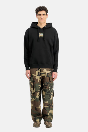 MUŠKARCI - Majice - Alpha Industries majica - Dugi rukavi - Crna
