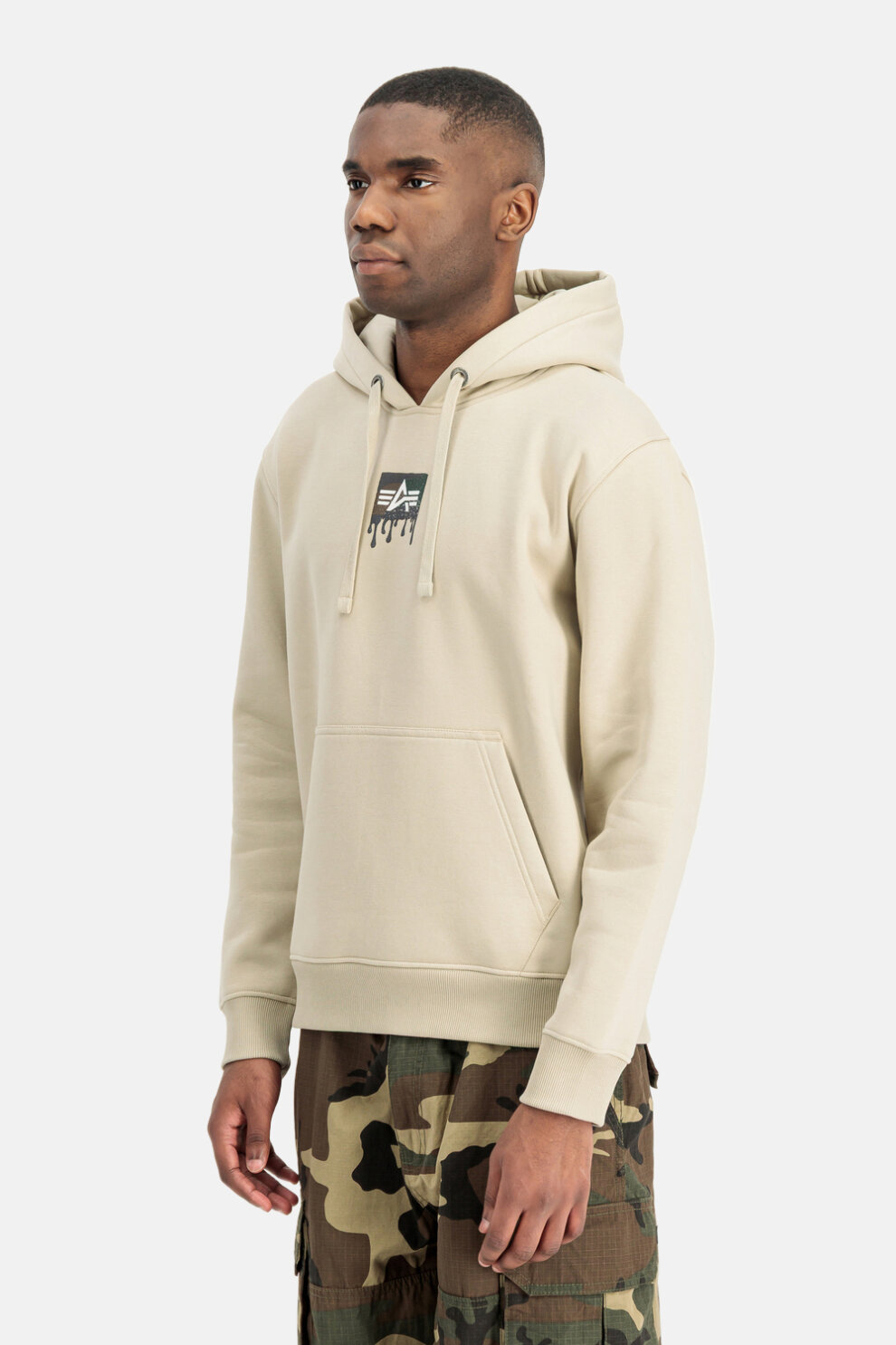 MUŠKARCI - Majice - Alpha Industries majica - Dugi rukavi - Bijela