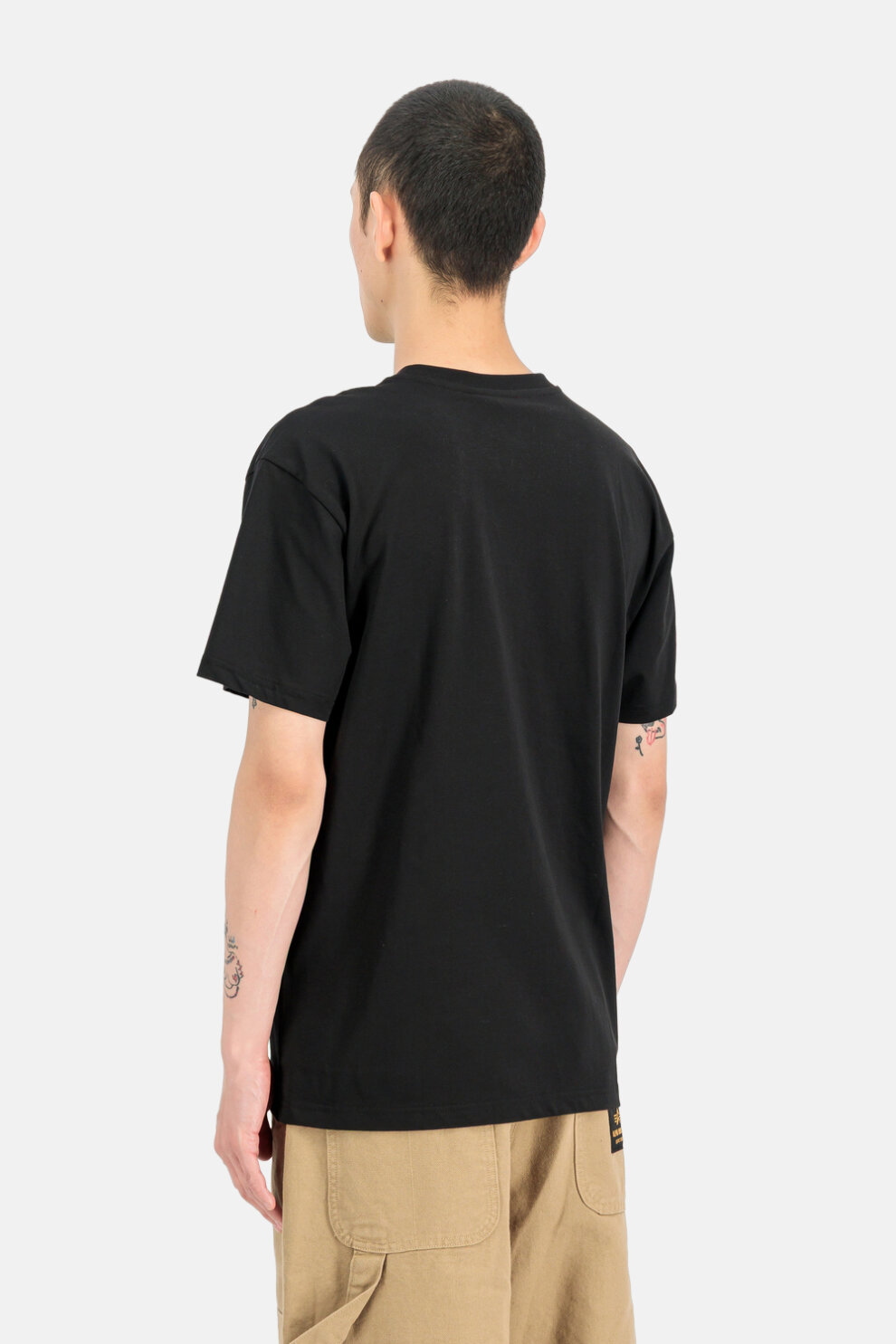 MUŠKARCI - Majice - Alpha Industries majica - Kratki rukavi - Crna