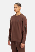 MUŠKARCI - Majice - Alpha Industries majica - Dugi rukavi - Smeđa