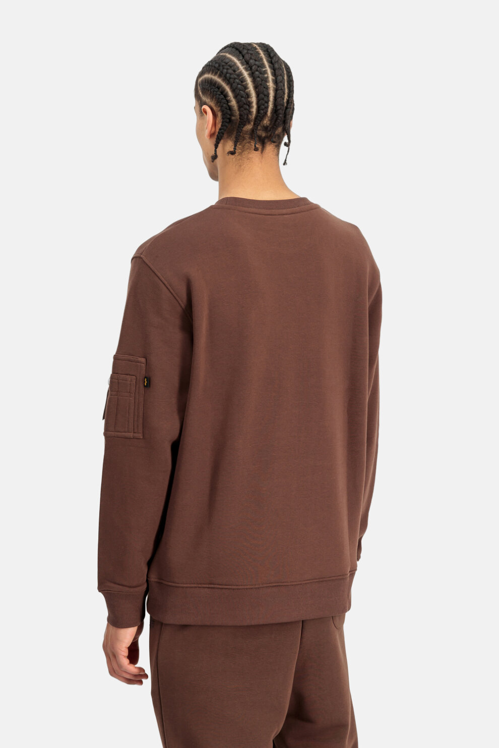 MUŠKARCI - Majice - Alpha Industries majica - Dugi rukavi - Smeđa