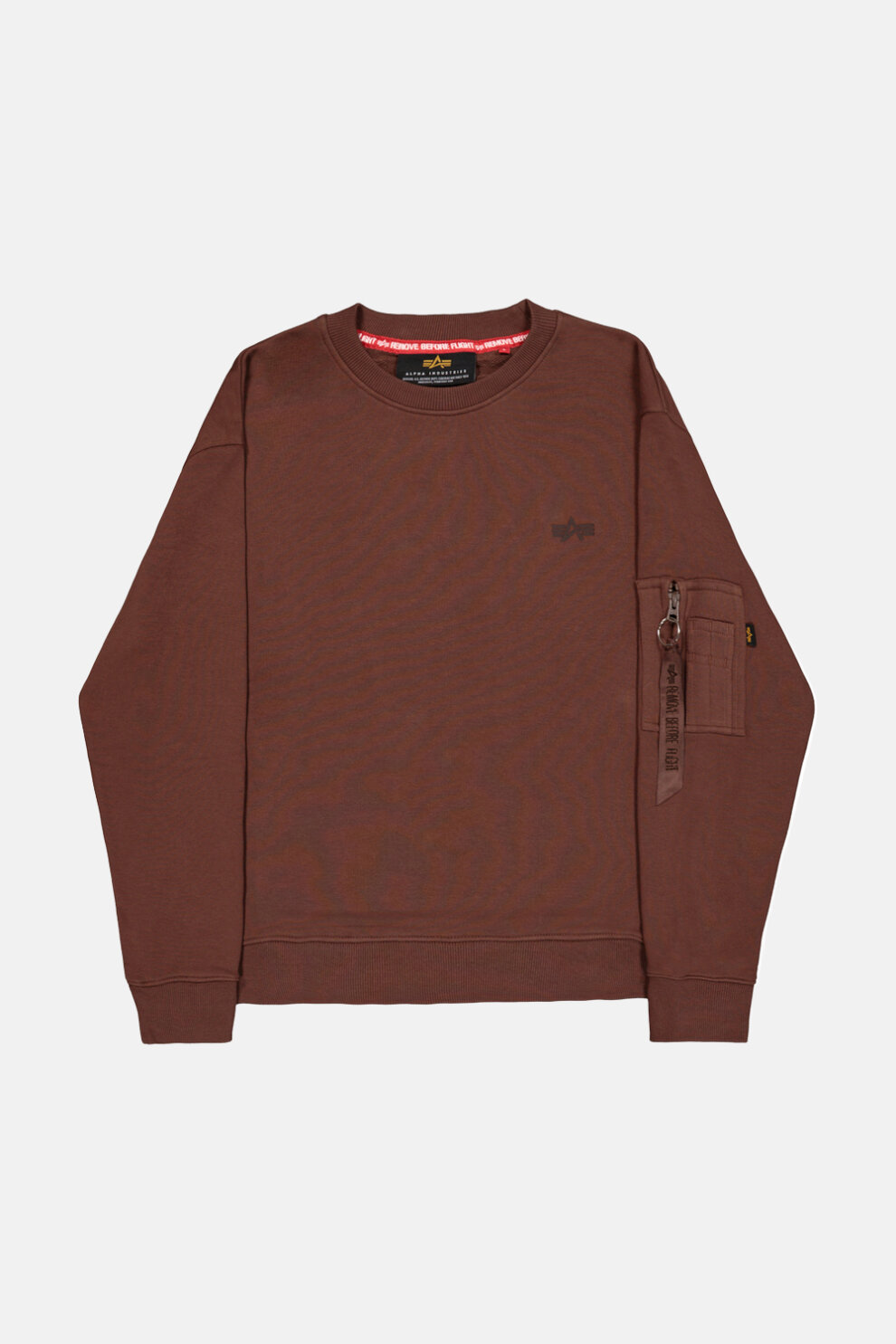 MUŠKARCI - Majice - Alpha Industries majica - Dugi rukavi - Smeđa